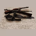 PPSH 41 submachine gun 3d model