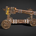 Ancient weapons medieval crossbow gun bow arrow crossbow cannon 3d model