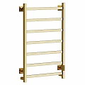 Modern Bathroom Accessories With Gold Metal Towel Rack And Multiple Bars