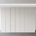Modern White Wardrobe Design With Sleek Panel Doors And Minimalist Look