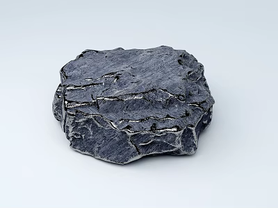 Stone Wood Decorative Accent With Natural Rustic Texture And Handmade Design For Home Interior Decor 3d model