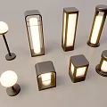 Outdoor Lights With Various Styles Cylindrical Square Spherical And Modern Metal Design