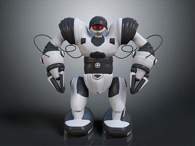 Modern robot toy sci-fi robot 3d model