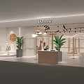 Baimiu Clothing Store Interior Design With Display Mannequins And Green Plants
