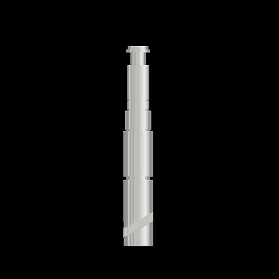 White Vertical Column Structure With Layered Segments And Smooth Surface Against Black Background 3d model