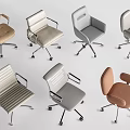 Modern Office Chairs Featuring Various Designs Colors Metal Casters And Comfortable Seats