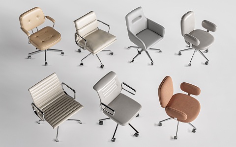 Office Chair Leisure Chair Computer Chair Swivel Chair 3d model