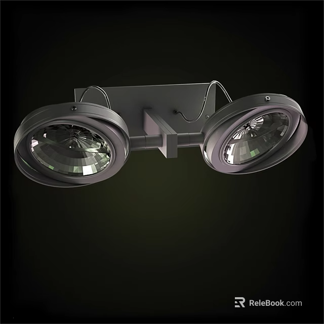 Modern Recessed Spotlights With Adjustable Heads And Durable Metal For Home Interior Lighting 3d model 