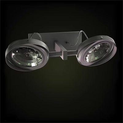 Modern Recessed Spotlights With Adjustable Heads And Durable Metal For Home Interior Lighting 3d model