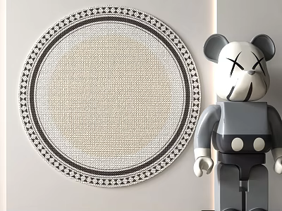 Modern Round Carpet 3d model