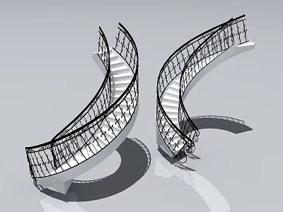 spiral staircase 3d model