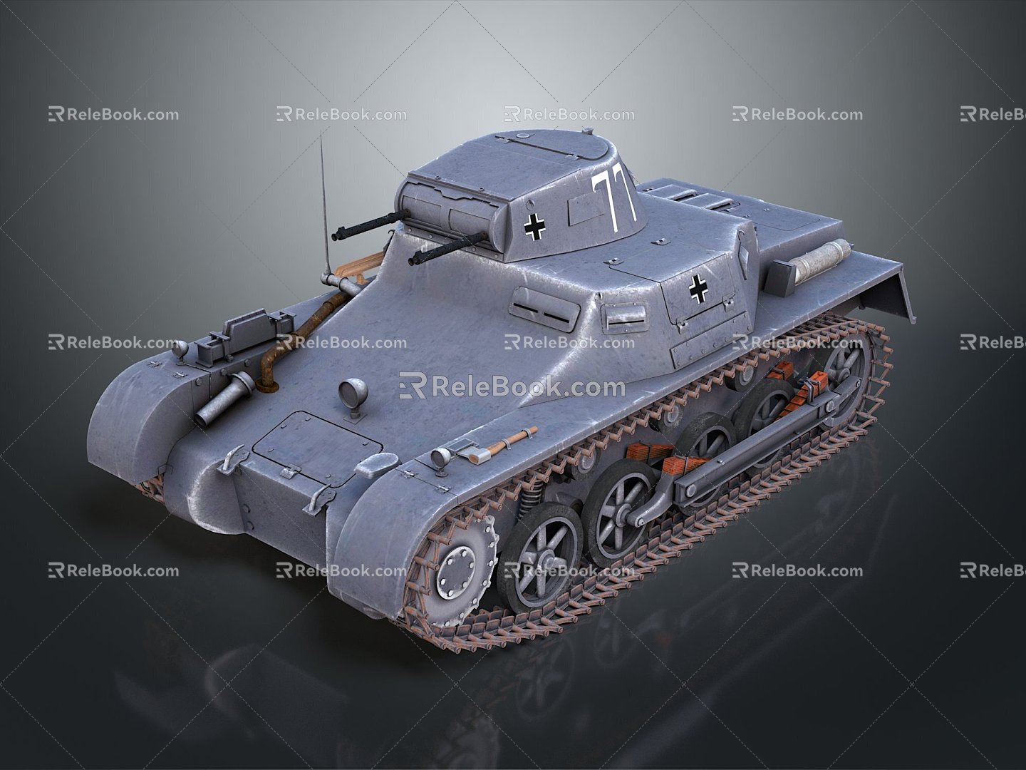 Modern Tank Light Tank Light Armor 3d model