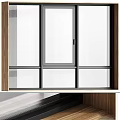 Modern Casement Window With Sleek Frame And Clear Glass For Contemporary Home Interior