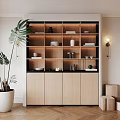 Quiet bookcase 3d model
