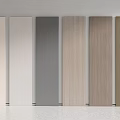 Various Colored Wall Panels With Wood Grain And Solid Color For Interior Design