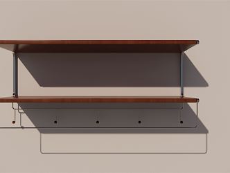 Modern Wall Shelf Storage Rack 3d model