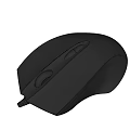 Black Wired Computer Mouse With Ergonomic Design Smooth Scroll And USB Connection 3d model