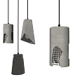 Industrial LOFT Chandelier Iron Chandelier 3d model