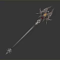 Scepter Ancient Scepter Cane Ancient Scepter Magic Scepter Metal Scepter Classical Scepter Magic Scepter 3d model