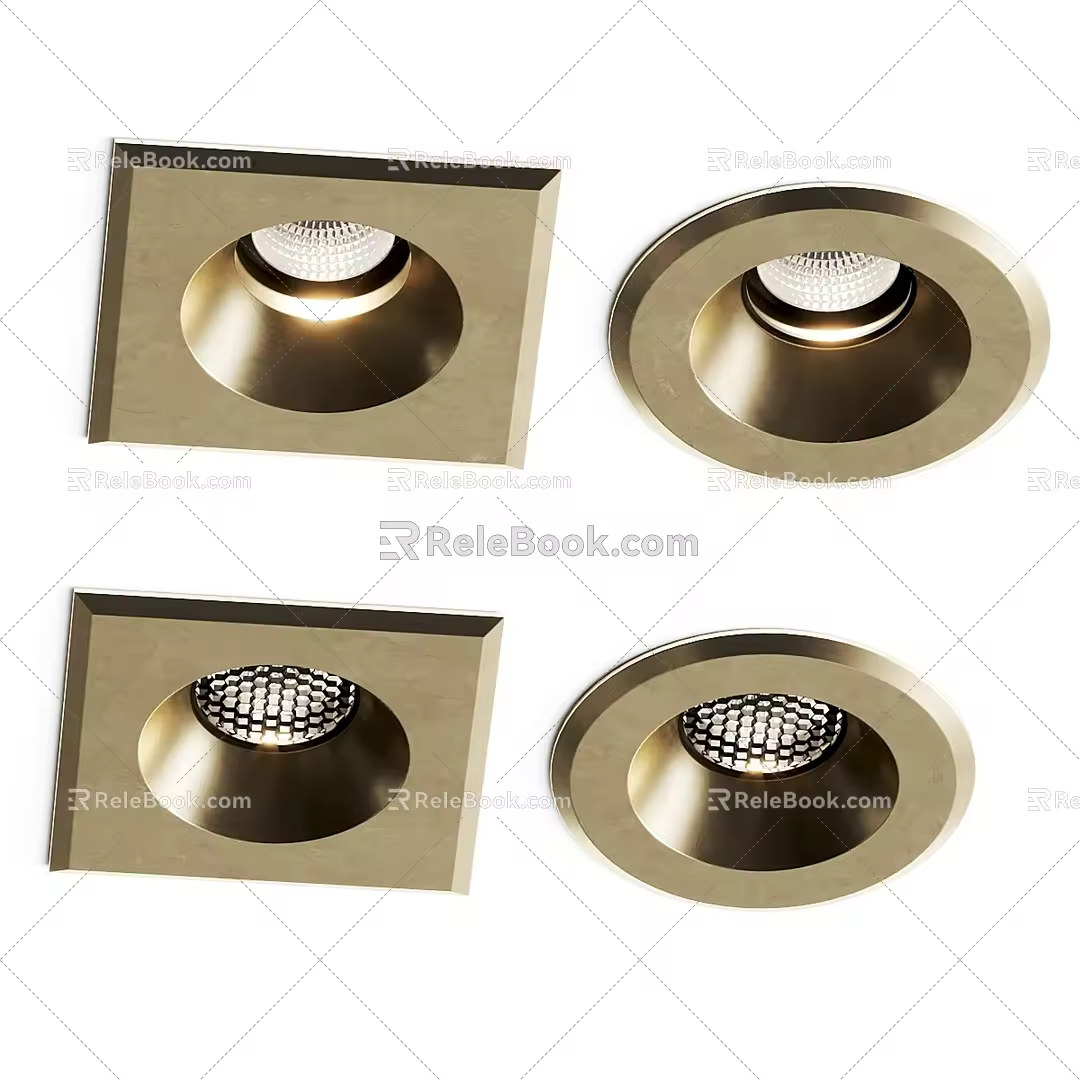 Modern Downlight 3d model
