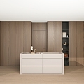 Modern Italian Master Bedroom Cloakroom 3d model