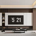 Modern Minimalist Living And Dining Room With Premium Leather Sofa And Luxury Marble Coffee Table