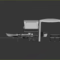 Modern Trailerable Watercraft With Canopy Seats Trailer Attachment And Compact Design