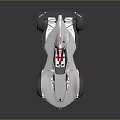 Futuristic Sports Car With Open Cockpit Sleek Aerodynamic Design And Alloy Wheels