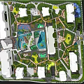 Residential Landscape Design With Green Spaces Walking Paths And Water Features