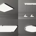 Sleek Modern Ceiling Lights Featuring Square and Round Designs for Indoor Home Lighting
