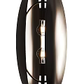 Modern Round Floor Lamp With Black Metal Shade And Gold Accent Design