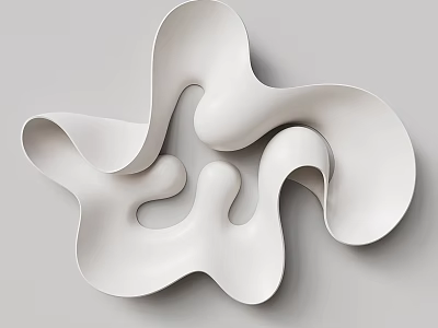 Modern wall decoration wall decoration pendant 3d model