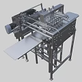 Heavy Duty Stainless Steel Industrial Equipment With Automated Conveyor Belt And Mechanical Frame
