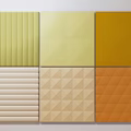 PVC density board modeling sound-absorbing felt wall decoration modeling 3d model