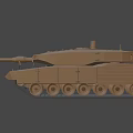 Leopard 2A7 Tank 3d model