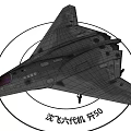 Detailed PAK FA 550 Fighter Jet Scale Model With Miniature Figures