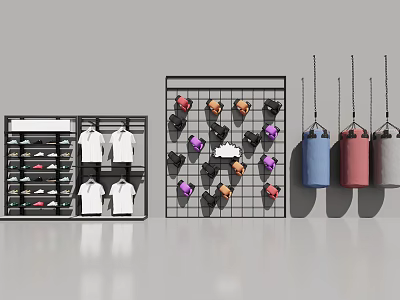 Modern Sandbags 3d model