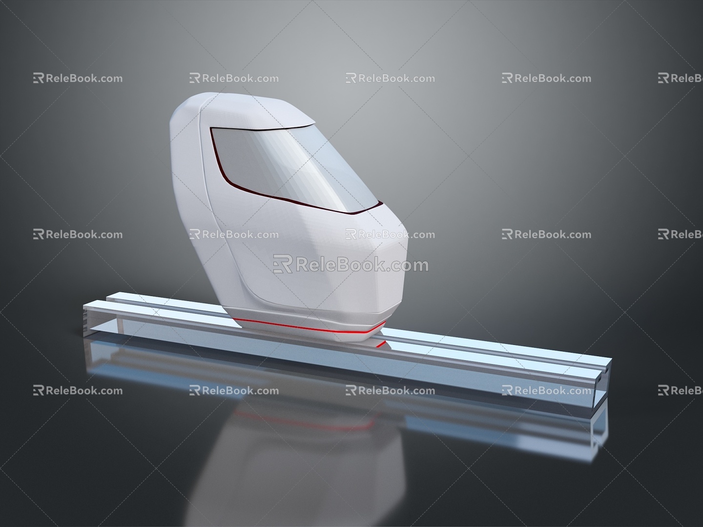 Train Light Rail Metro High Speed Rail EMU Train High Speed Train High Speed Train High Speed Locomotive EMU 3d model