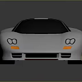 Silver Sports Car with Black Roof and Golden Wheels Sleek Modern Design Shiny Exterior
