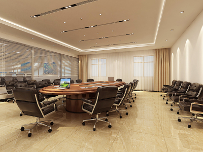 Modern Conference Room 3d model