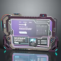 Futuristic Tech Console With PayPoint Interface And Nexus Trading Center