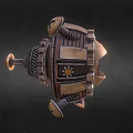 monitoring monitor steampunk machinery monitoring monitor 3d model