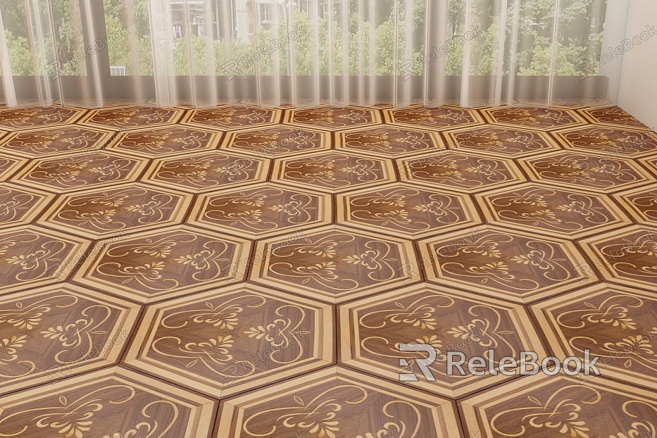 parquet wood floor model