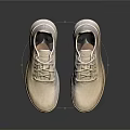 White Mesh Casual Lace Up Shoes With Breathable Design And Comfortable Lightweight Sole