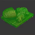 Golden Crust Freshly Baked Loaf And Sliced Bread On Wooden Cutting Board