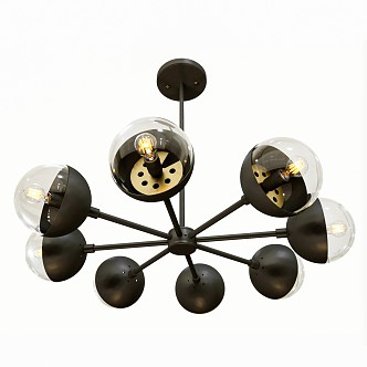 Post-modern chandelier 3d model