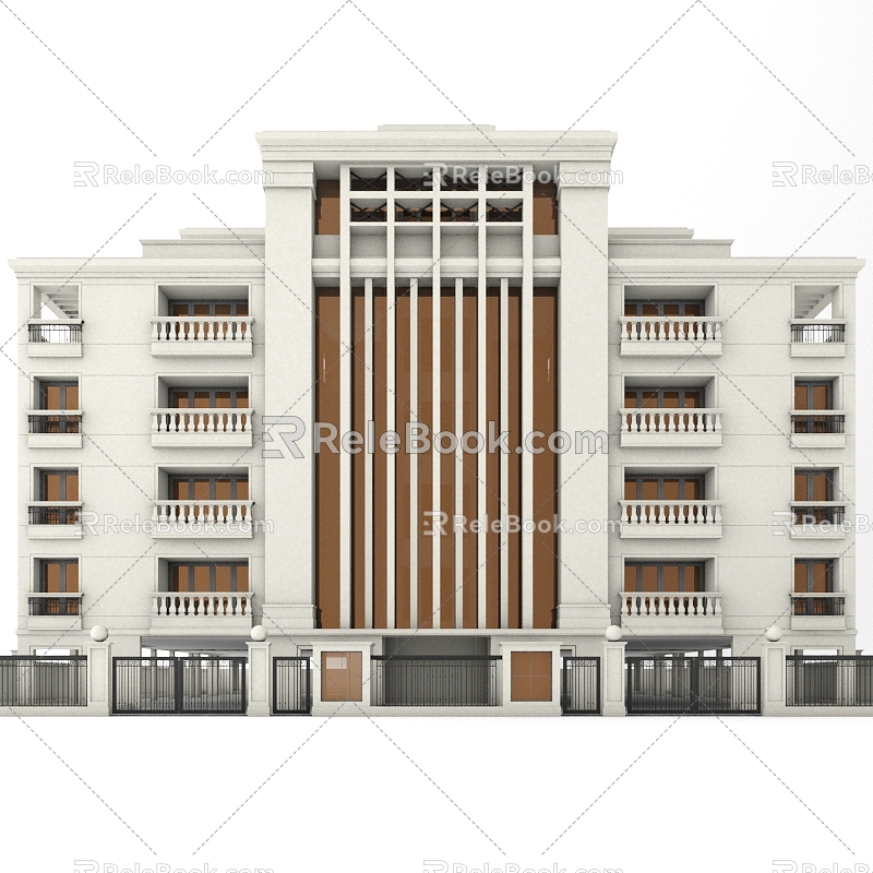 American Single Building 3d model