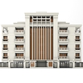 American Single Building 3d model