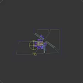 Aerial View Planning of Industrial Complex With Green Spaces And Road Network