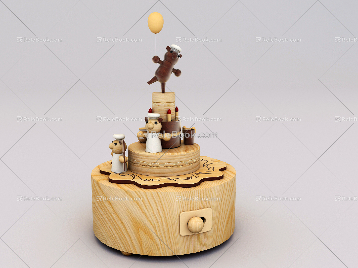 Modern Decorations Music Box model